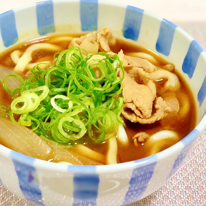 カレーうどん☆ほんだしで簡単美味しい♩